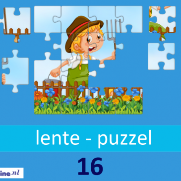 ’t Is lente – dus even lekker puzzelen